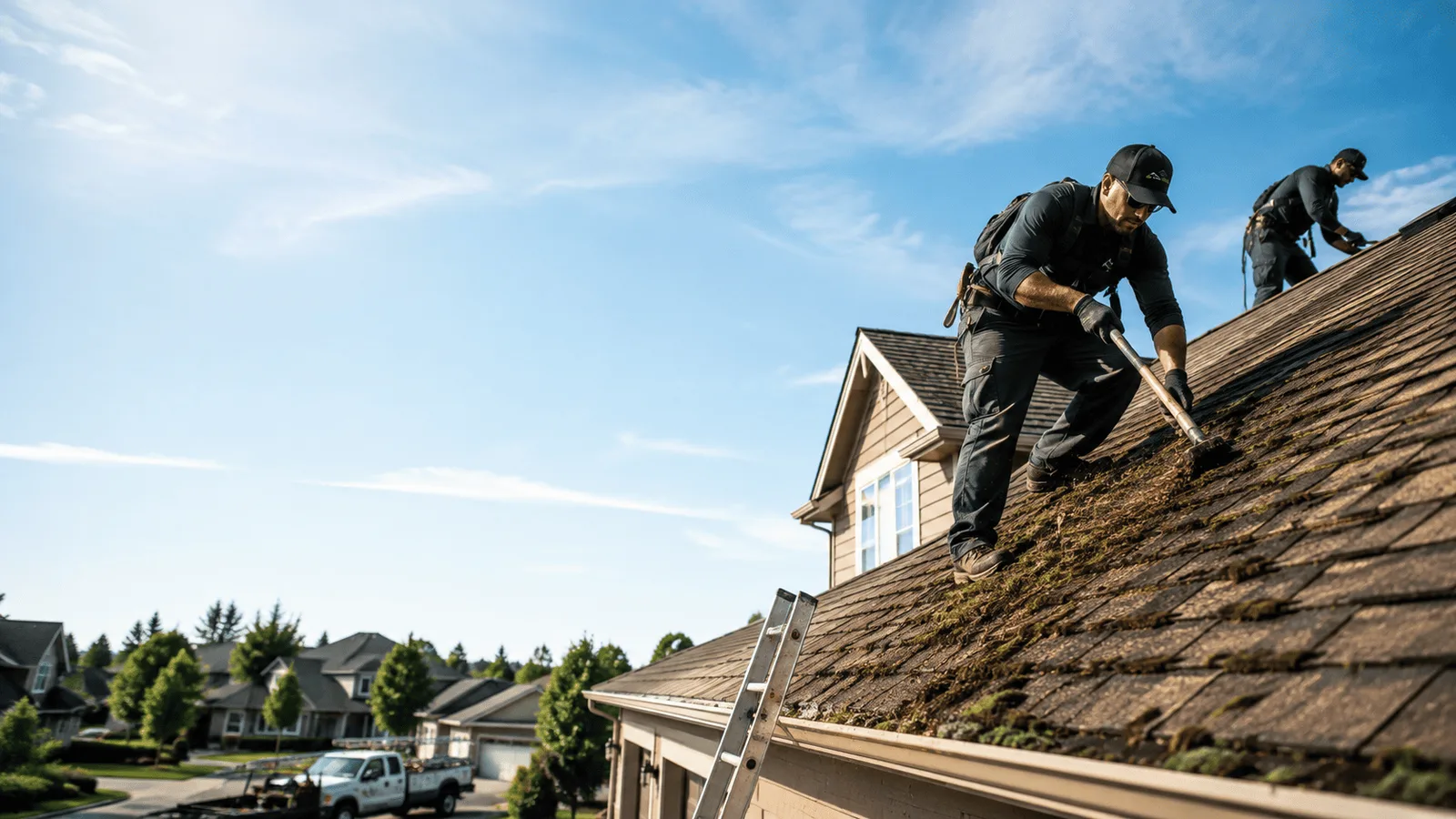 Roof Moss Removal in Plympton, MA near me